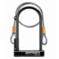 Lecyclo 28 Antivol Combiné U Et Câble U Keeper 12 STD Flex Kryptonite