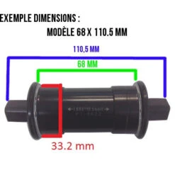Boitier De Pédalier Sans Filetage à Double Roulement Pour Vélo 7 Boitier De Pédalier Sans Filetage à Double Roulement Pour Vélo -Lecyclo boitier de pedalier sans filetage a double roulement pour velo full 3