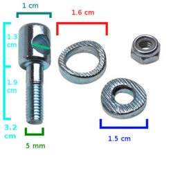 Boulon Guillotine Pour Porte Patin Vélo 9 Boulon Guillotine Pour Porte Patin Vélo -Lecyclo boulon guillotine pour porte patin velo full 4