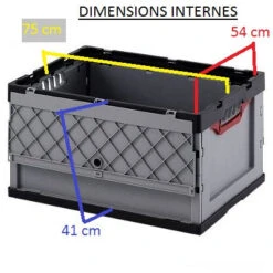 Caisse En Plastique Pliable Pour Remorque Y-Frame 9 Caisse En Plastique Pliable Pour Remorque Y-Frame -Lecyclo caisse en plastique pliable pour remorque y frame full 4