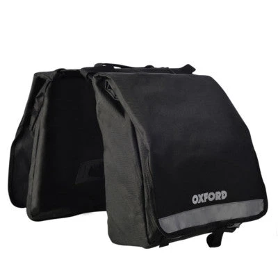 Oxford Double Sacoche Vélo Sur Porte-bagage Arrière Imperméable 2 Oxford Double Sacoche Vélo Sur Porte-bagage Arrière Imperméable