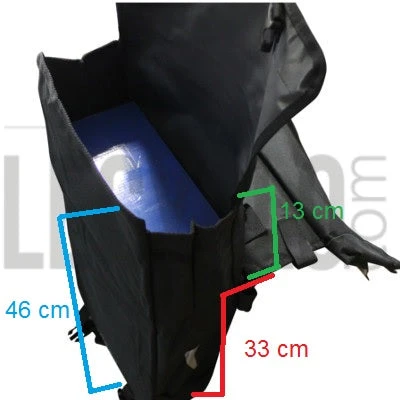 Oxford Double Sacoche Vélo Sur Porte-bagage Arrière Imperméable 6 Oxford Double Sacoche Vélo Sur Porte-bagage Arrière Imperméable – Image 5