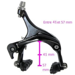 Etriers De Frein Vélo De Route Performance Miche - Argent -Lecyclo etriers de frein velo de route performance miche argent full 3