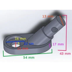 Fixation Sur Roue Arrière Pour Remorque Vélo -Lecyclo fixation sur roue arriere pour remorque velo full 3