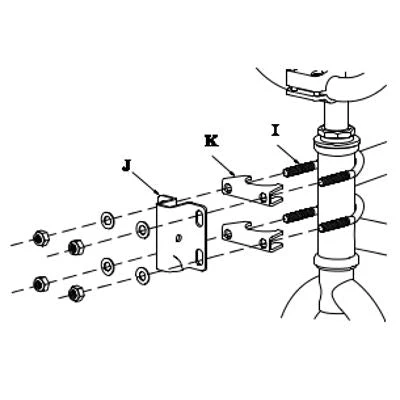 Fixation Trail Gator Sur Vélo Enfant Kit Complet 4 Fixation Trail Gator Sur Vélo Enfant Kit Complet – Image 2