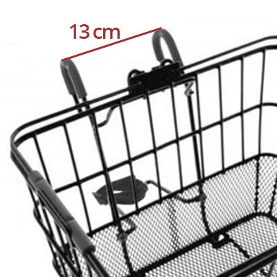 Wicked Panier Amovible Noir Sur Guidon Avec Fixation Rapide 4 Wicked Panier Amovible Noir Sur Guidon Avec Fixation Rapide – Image 2