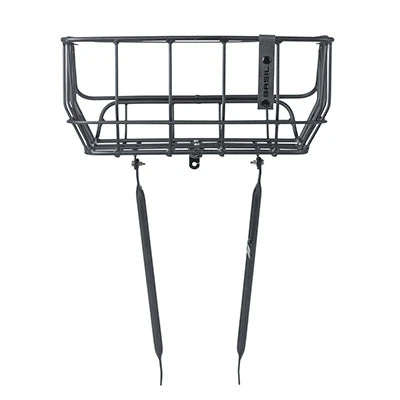 Panier Vélo Avant Noir Mat En Aluminium 25L Portland Basil 4 Panier Vélo Avant Noir Mat En Aluminium 25L Portland Basil – Image 2