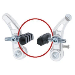 Patins Cantilever 60 Mm Pour Frein Vélo - La Paire -Lecyclo patins cantilever 60 mm pour frein velo la paire full 4