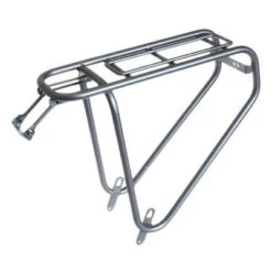 Porte Bagages Vélo Argent Charges Lourdes 35 Kilos Steco