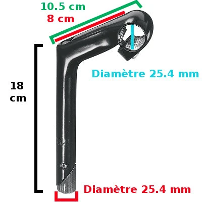 Potence Plongeur Vintage Tube 25.4 Vélo Vintage Eagle Ergotec 4 Potence Plongeur Vintage Tube 25.4 Vélo Vintage Eagle Ergotec – Image 2