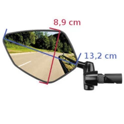 Busch-mueller Rétroviseur Gauche Vélo Cycle Star E Pour VAE Busch & Muller -Lecyclo retroviseur gauche velo cycle star e pour vae busch muller full 3