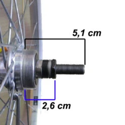 Roue Vélo Arrière City 650B Monovitesse 7 Roue Vélo Arrière City 650B Monovitesse -Lecyclo roue velo arriere city 650b monovitesse full 3