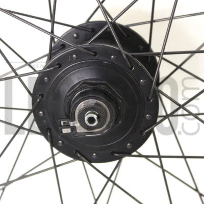 Roue Vélo Avant Noire Moyeu Dynamo 28 Pouces Rodi 4 Roue Vélo Avant Noire Moyeu Dynamo 28 Pouces Rodi – Image 2