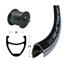 Roue Vélo Avant Noire Moyeu Dynamo 28 Pouces Rodi 11 Roue Vélo Avant Noire Moyeu Dynamo 28 Pouces Rodi -Lecyclo roue velo avant noire moyeu dynamo 28 pouces rodi full 4