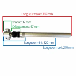Tige De Selle Vélo 27.2 Suspendue Avec élastomère PM 1000 12 Tige De Selle Vélo 27.2 Suspendue Avec élastomère PM 1000 -Lecyclo tige de selle velo 27 2 suspendue avec elastomere pm 1000 full 5