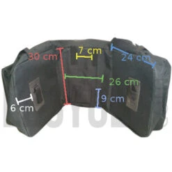 Oxford Triple Sacoche De Vélo Sur Porte-bagage Arrière -Lecyclo triple sacoche de velo sur porte bagage arriere full 4